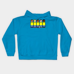 Soccer Peg Dolls Kids Hoodie